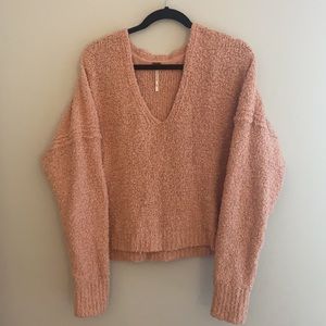 FreePeople Finders Keepers V Neck Sweater
